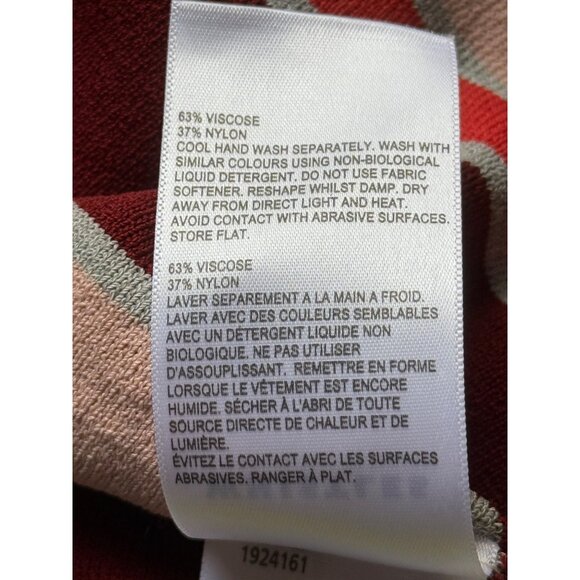 Whistles Striped Long Sleeve Sweater Multicolor Womens US Size 6 - Picture 7 of 7